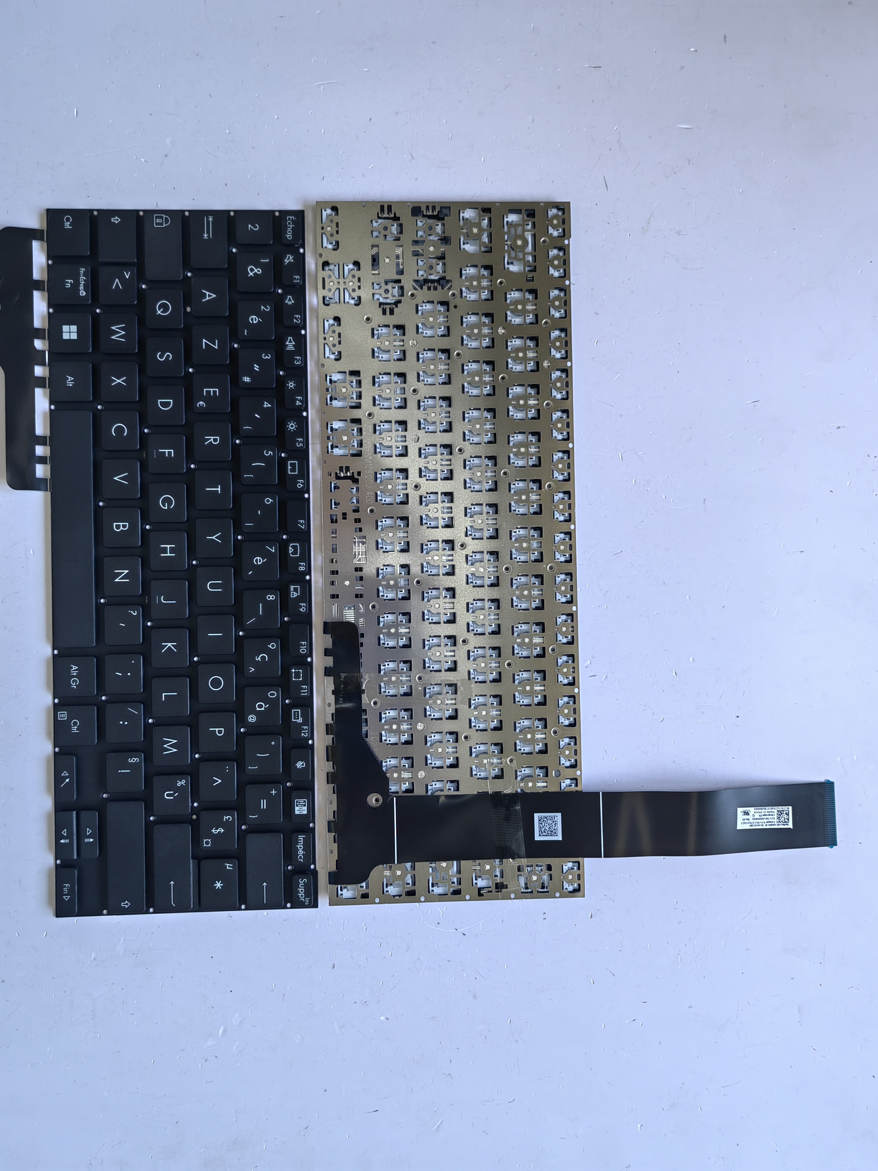Picture of New Replacement Laptop Keyboard For ASUS BR1100 small carriage return BLACK FR Layout